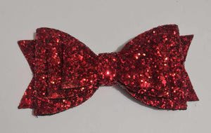 Glitter large Double Bow
