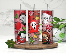 Load image into Gallery viewer, Horror Christmas Tumbler