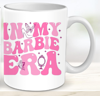 In my barbie era mug