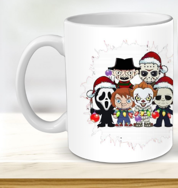 Horror Christmas mug