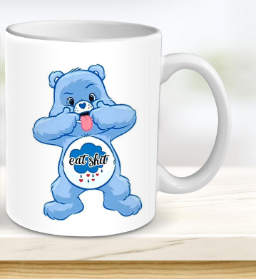 Sweary bear mug
