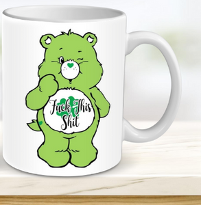 Sweary bear mugs