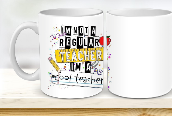 I'm not a regular teacher i'm a cool teacher mug