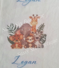 Load image into Gallery viewer, Personalised baby blanket