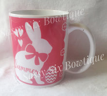 Load image into Gallery viewer, PersonaliSed bunny Easter mug