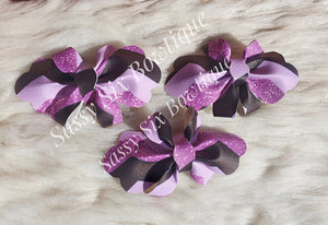 Purple love bow