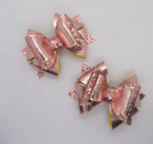 Rose gold serenity bow