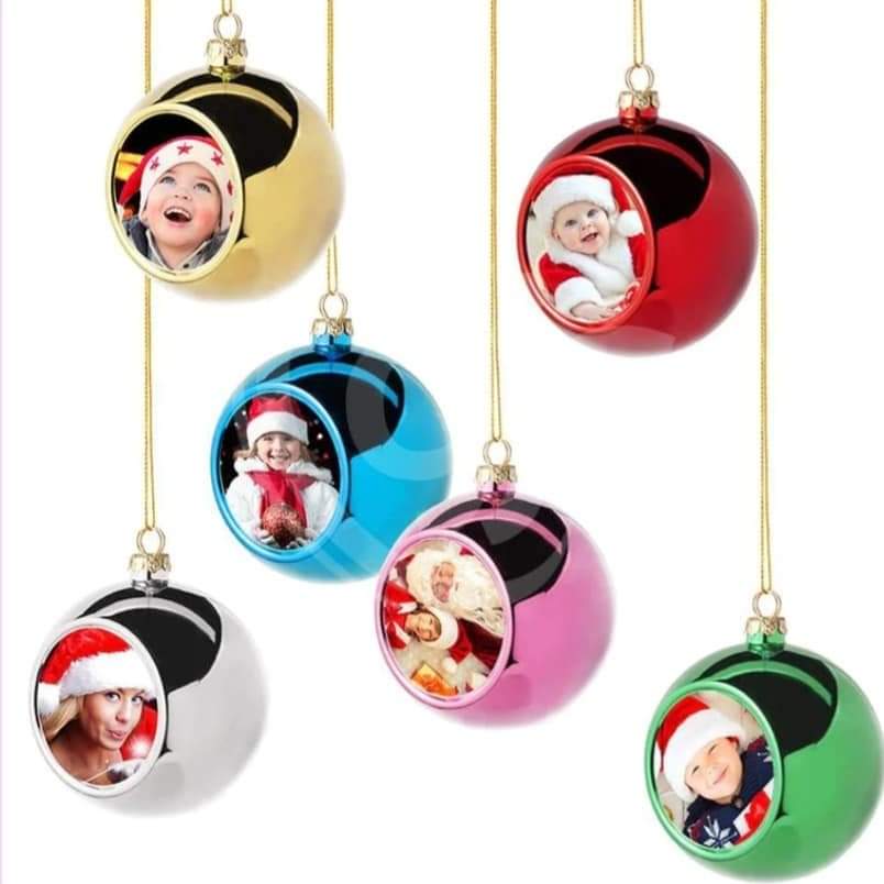 Photo christmas baubles